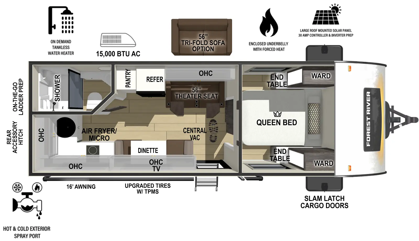 R Pod RP-205 Floorplan